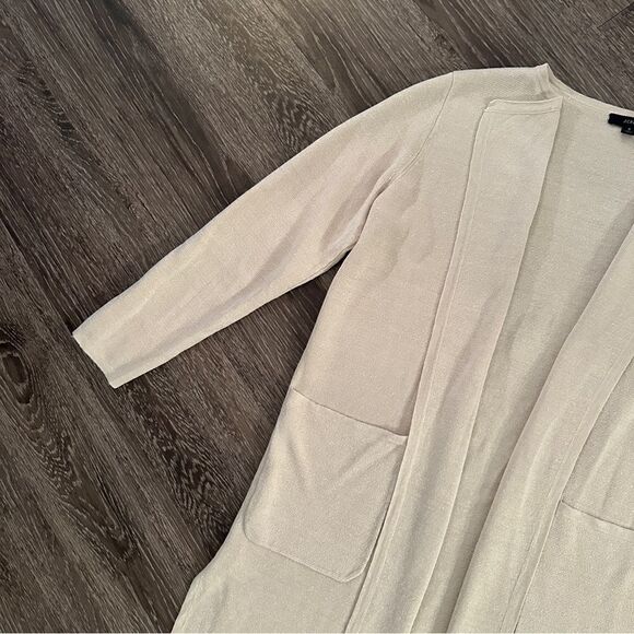 J. Crew Linen Open Sweater - Picture 3 of 7